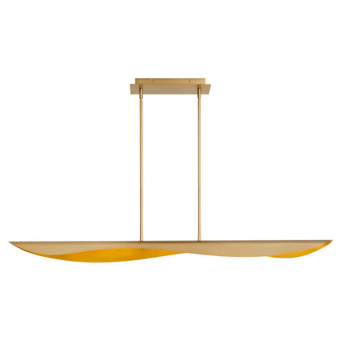 Pivot LED Chandelier in Aged Brass (19|3-408-40)