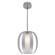 Helix One Light Pendant in Aluminum (18|23425-ALU/OPL)