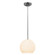 Nitrogen One Light Pendant in Brushed Steel (18|23950-BS/OPL)