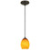 Brandy FireBird One Light Pendant in Oil Rubbed Bronze (18|28023-1C-ORB/AMBFB)