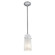 Glass'n Glass Cylinder LED Pendant in Brushed Steel (18|28033-3R-BS/CLOP)