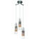 Spartan Three Light Pendant in Brushed Steel (18|50526-BS/CLM)