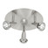 Mirage Three Light Cluster Spot in Brushed Steel (18|52221-BS)
