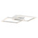 Squared LED Wall Fixture in White (18|63966LEDD-WH/ACR)