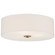 Mid Town LED Flush Mount in Antique Brushed Brass (18|64063LEDDLP-ABB/WH)