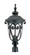 Naples Three Light Post Mount in Matte Black (106|2127BK)