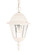 Builders` Choice One Light Hanging Lantern in Textured White (106|4006TW)