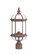 Dover One Light Post Mount in Burled Walnut (106|5277BW)