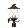Avian Two Light Post Mount in Black Coral (106|7567BC/SD)