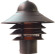 Mariner One Light Post Mount in Architectural Bronze (106|87ABZ)