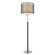 Roosevelt One Light Floor Lamp in Espresso/ Brushed Nickel (106|BF7134)