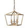 Kennedy Three Light Pendant in Antique Gold (106|IN11131AG)