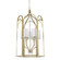 Ellie Six Light Foyer Pendant in Washed Gold (106|IN11416WG)