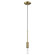 Perret One Light Mini Pendant in Aged Brass (106|TP30018AB)