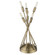 Perret Six Light Table Lamp in Aged Brass (106|TT80025AB)