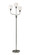 Phillip Three Light Floor Lamp in Brushed Steel (262|1534-22)