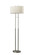 Duet Two Light Floor Lamp in Brushed Steel (262|4016-22)
