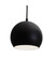 Roxy One Light Pendant in Black (162|RXYP08BK)