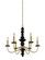 Piedra Six Light Chandelier in Brushed Brass (238|031550-039)