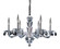 Fanshawe Six Light Chandelier in Chrome (238|11527-010-FR001)