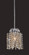 Milieu Mini Pendant One Light Mini Pendant in Chrome (238|11761-010-FR105)