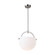 Single One Light Pendant in Satin Nickel (78|AC10080SN)