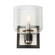 Lyndon One Light Vanity in Black and Brushed Nickel (78|AC11691NB)