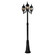 Classico Three Light Outdoor Post Mount in Black (78|AC8099BK)