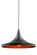 Connecticut One Light Pendant in Matte Black & Copper (78|JA802)