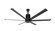 i6 72''Ceiling Fan in Black (466|MK-I61-061906A728I06)