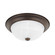 Bates Two Light Flush Mount in Bronze (65|219022BZ)