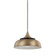 Max One Light Pendant in Brass and Onyx (65|325713BX)