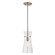 Mila One Light Pendant in Aged Brass (65|342411AD)