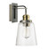 Fallon One Light Wall Sconce in Graphite and Aged Brass (65|3711GA-135)