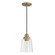 Fallon One Light Pendant in Aged Brass (65|3718AD-135)