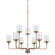 Colton Nine Light Chandelier in Aged Brass (65|428891AD-451)