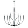Holden Ten Light Chandelier in Matte Black (65|445901MB)