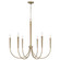 Holden Six Light Chandelier in Aged Brass (65|445961AD)