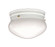 Independent One Light Flush Mount in White (65|5356WH)