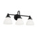 Baxter Three Light Vanity in Matte Black (65|8303MB-128) Baxter Three Light Vanity in Matte Black (65|8303MB-128)
