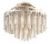 Chimera Four Light Semi Flush Mount in Tranquility Silver Leaf (68|176-34)