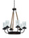 Thornton Six Light Chandelier in Aged Bronze Brushed (46|36126-ABZ)