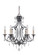Bentley Six Light Chandelier in Matte Black (46|38926-MBK)