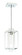 Cubic One Light Mini Pendant in Chrome (46|41591-CH)