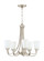 Grace Five Light Chandelier in Brushed Polished Nickel (46|41925-BNK)