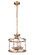 Marlowe Four Light Convertible Semi Flush/Pendant in Satin Brass (46|53754-SB) Marlowe Four Light Convertible Semi Flush/Pendant in Satin Brass (46|53754-SB)