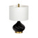 Table Lamp One Light Table Lamp in Black Ceramic/Antique Brass (46|86216)