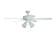 Twist N Click 4 Light 52''Ceiling Fan in White (46|TCE52W5C4)
