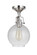 State House One Light Semi Flush Mount in Polished Nickel (46|X8308-PLN-C)