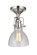 State House One Light Semi Flush Mount in Polished Nickel (46|X8317-PLN-C)